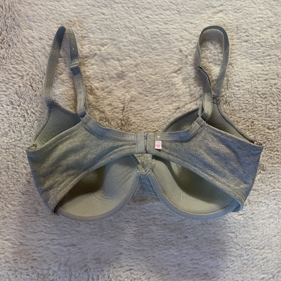 Victoria’s Secret | Gray Cotton Lingerie Lined Perfect Coverage Bra | 36DD - Picture 6 of 13